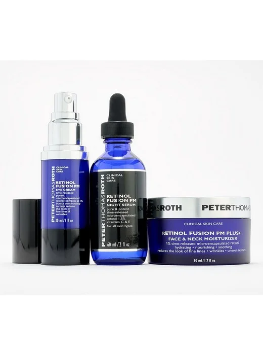 Peter Thomas Roth Retinol Fusion PM Face & Neck Ultimate Trio