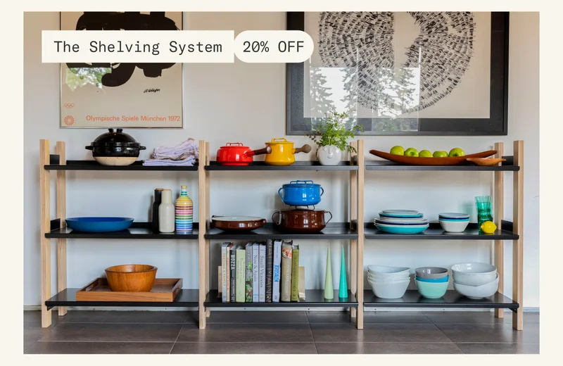 Save 20% on The Shelving System