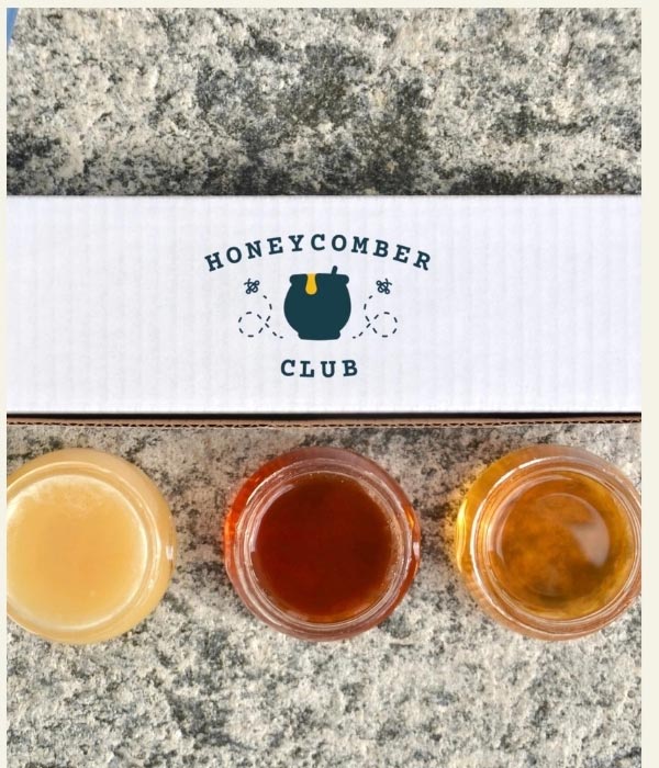 Quarterly Raw Honey Honeycomber Club