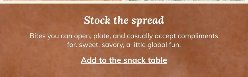 Shop snacks