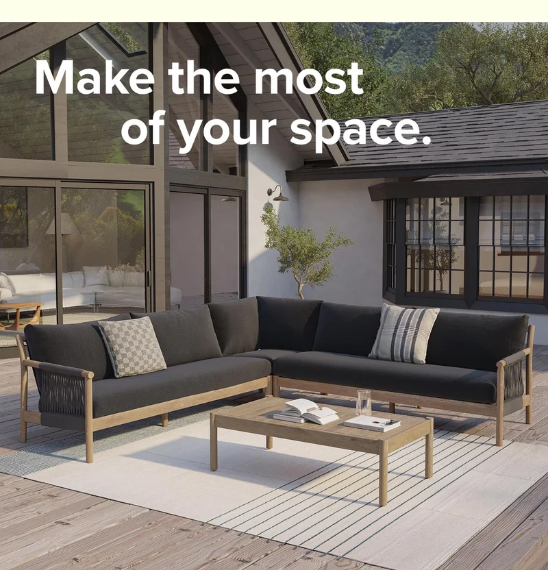 Make the most of your space.