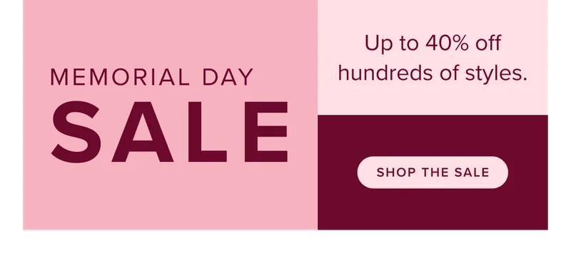 The sale is on: shop now.