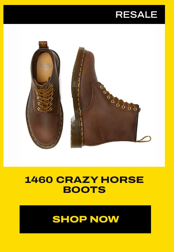 1460 Crazy Horse Leather Lace Up Boots