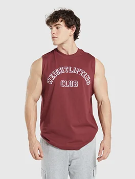 Weightlifting Club Tank - Washed Burgundy