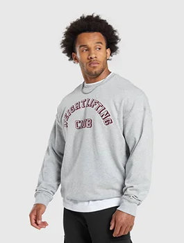 Weightlifting Club Crew - Light Grey Core Marl