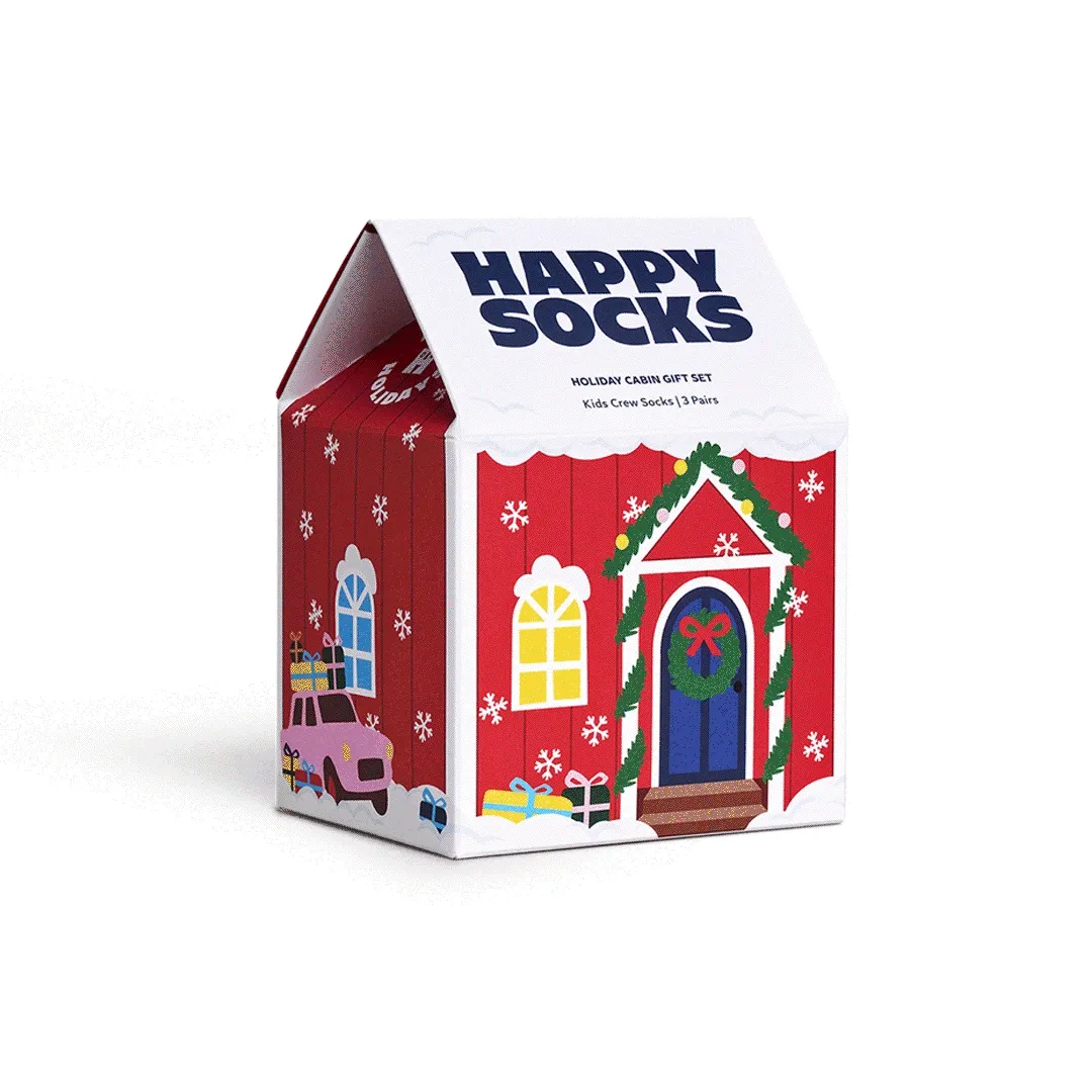 Kids 3-Pack Holiday Socks Gift Set