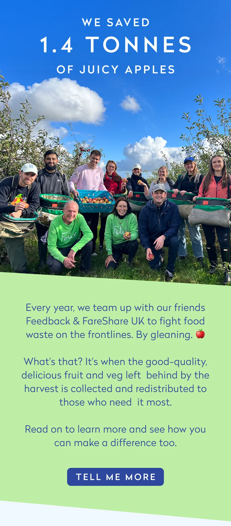 We Saved 1.4 Tonnes Of Waste