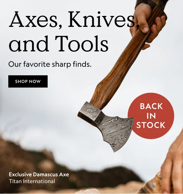 Axes, Kvies, and Tools
