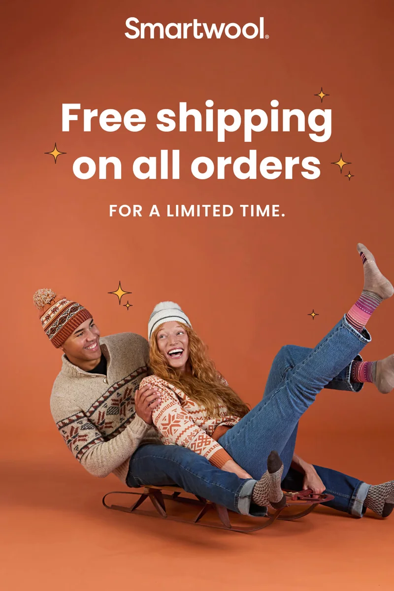 Free shipping on all orders. For a limited time.