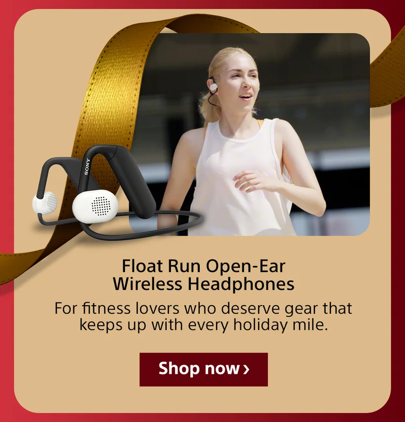 Float Run Open-Ear Wireless Headphones For fitness lovers who deserve gear that keeps up with every holiday mile. Shop now
