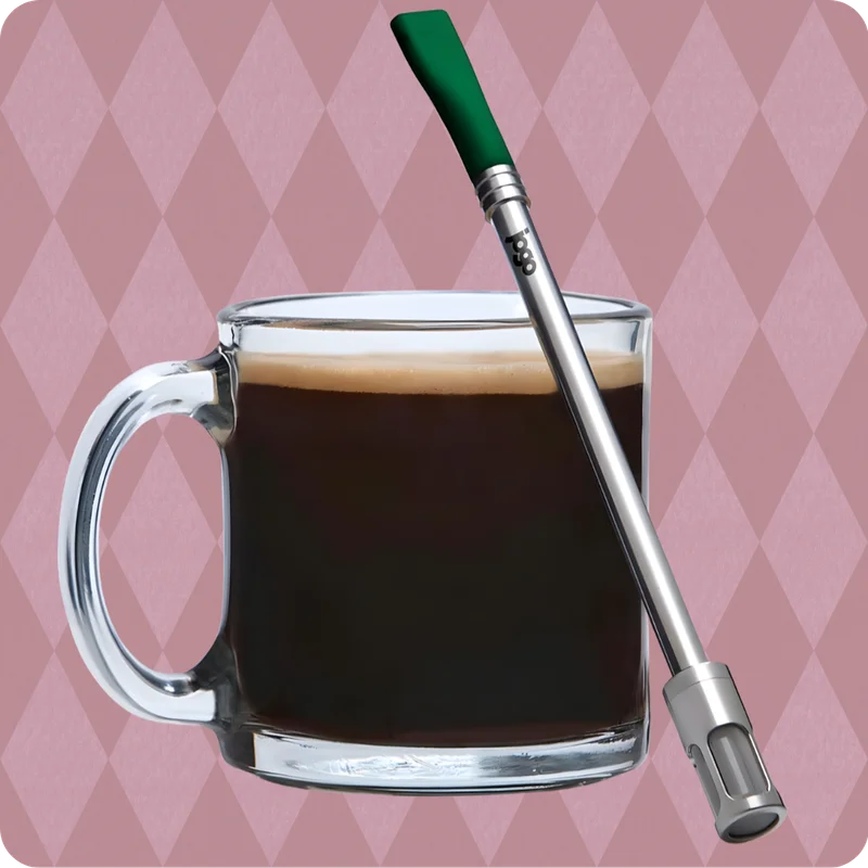 JoGo coffee and tea brewing straw