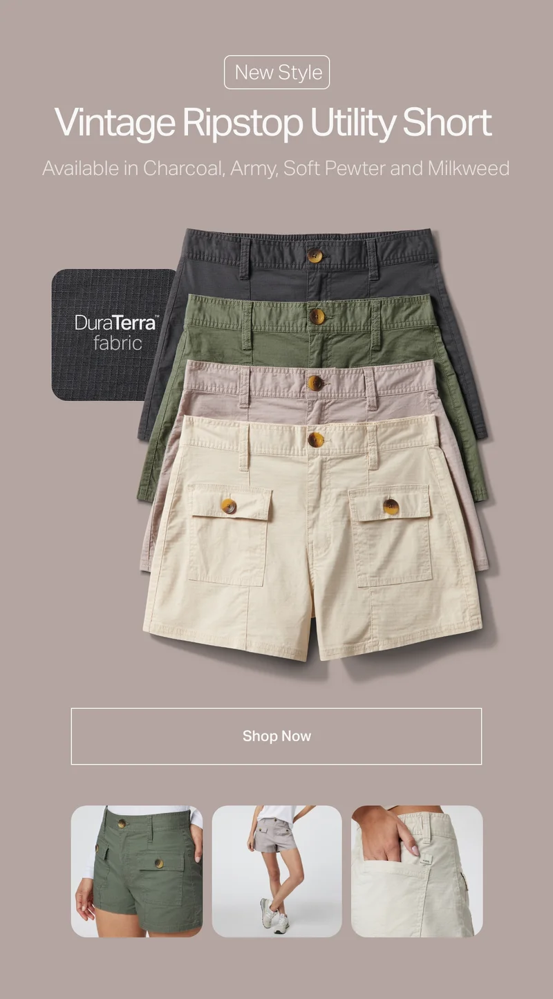 Vintage Ripstop Utility Short