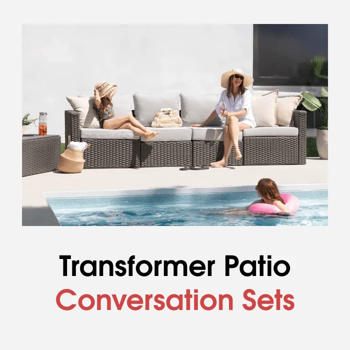 Transformer Patio Conversation Sets