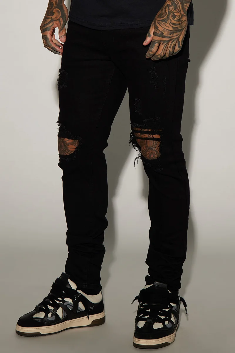 Image of I Ain't Coming Home Skinny Jean - Black