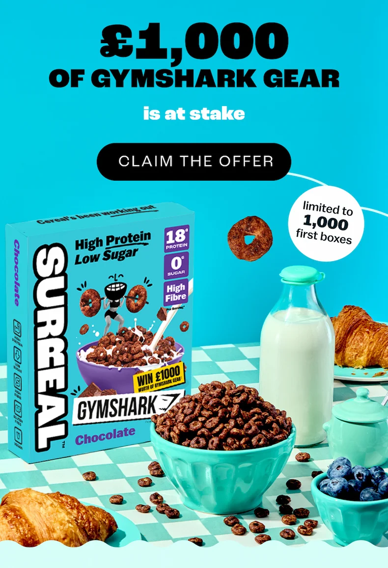 £1,000 of Gymshark gear CLAIM THE OFFER