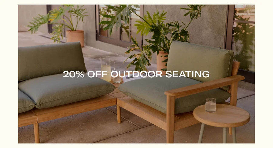 20% Off Outdoor Seating