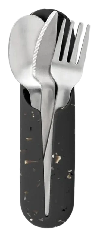 Image of Porter Utensil Set - Terrazzo Charcoal
