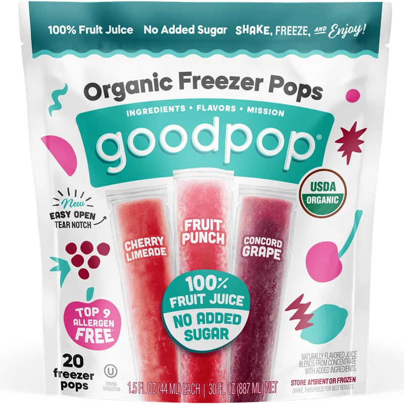 Image of Organic Variety Freezer Pops (20 CT)