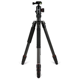 FotoPro X-Go Chameleon 4-Section Aluminum Tripod with FPH-52Q Ball Head, Black