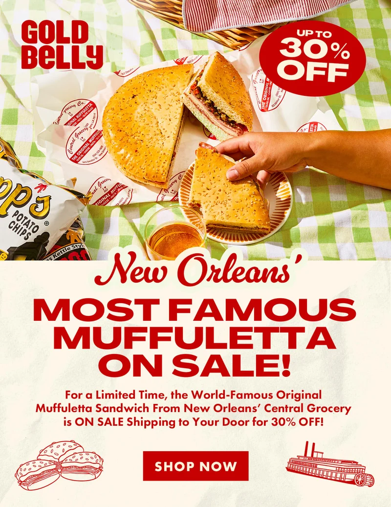 NOLAS Most Famous Muffuletta on SALE!