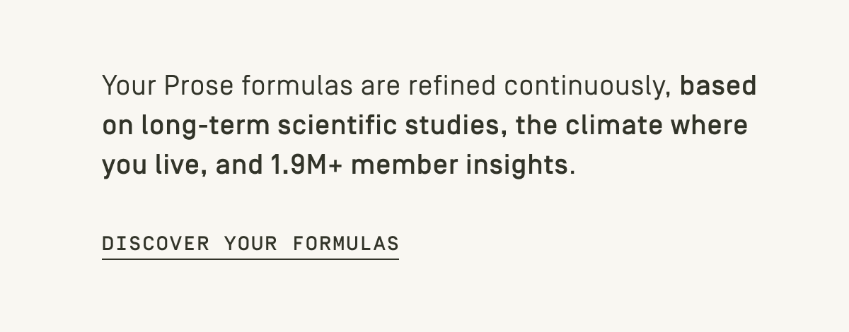 Discover your formulas