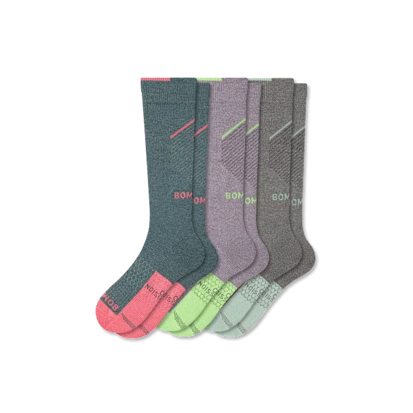 Women's Performance Compression Knee High Sock 3-Pack (20-30mmHg)