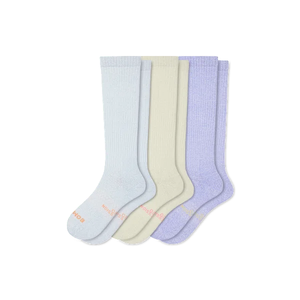 Women's Everyday Compression Knee High Sock 3-Pack (15-20mmHg)