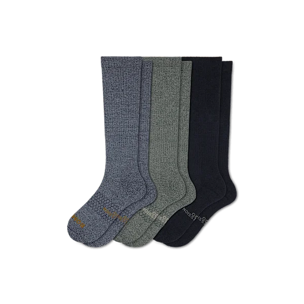 Men's Everyday Compression Knee High Sock 3-Pack (15-20mmHg)