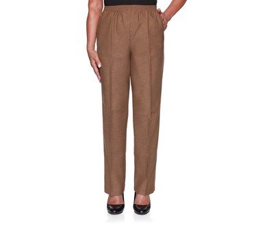 Alfred Dunner Petite Short Trouser Pants withElastic Waist