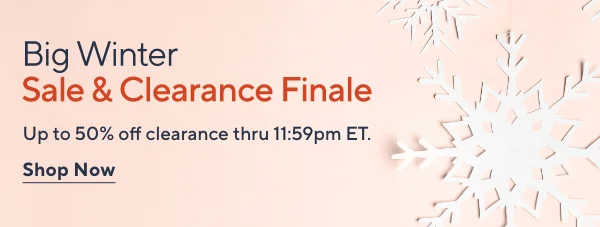 Big Winter Sale & Clearance Finale