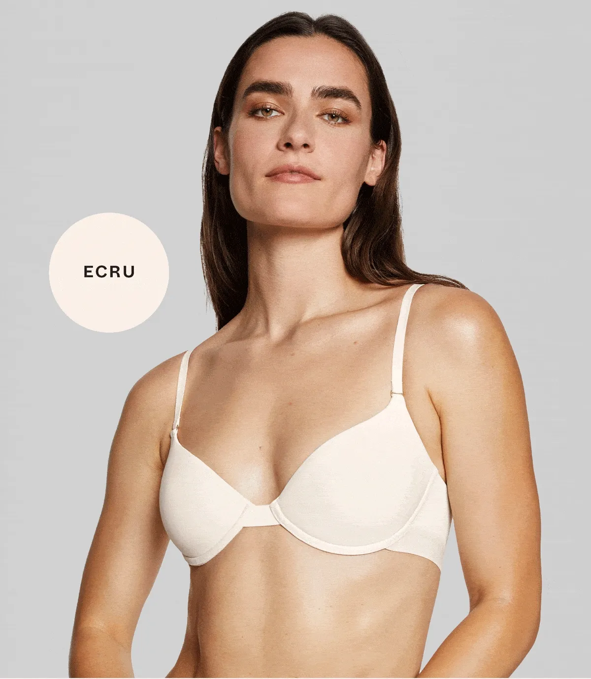 The Ultimate Contour T-Shirt Bra in Ecru & Sand