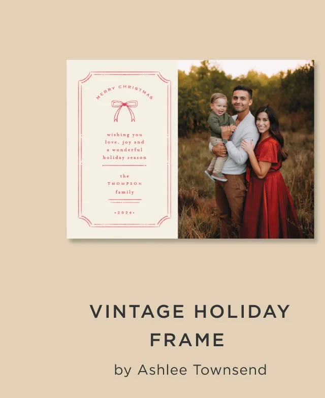 Vintage Holiday Frame