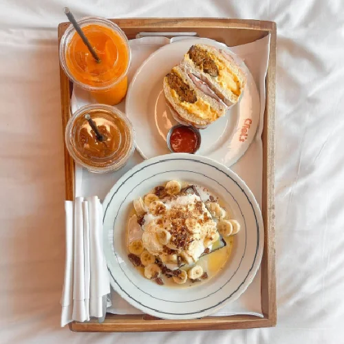 A breakfast feast