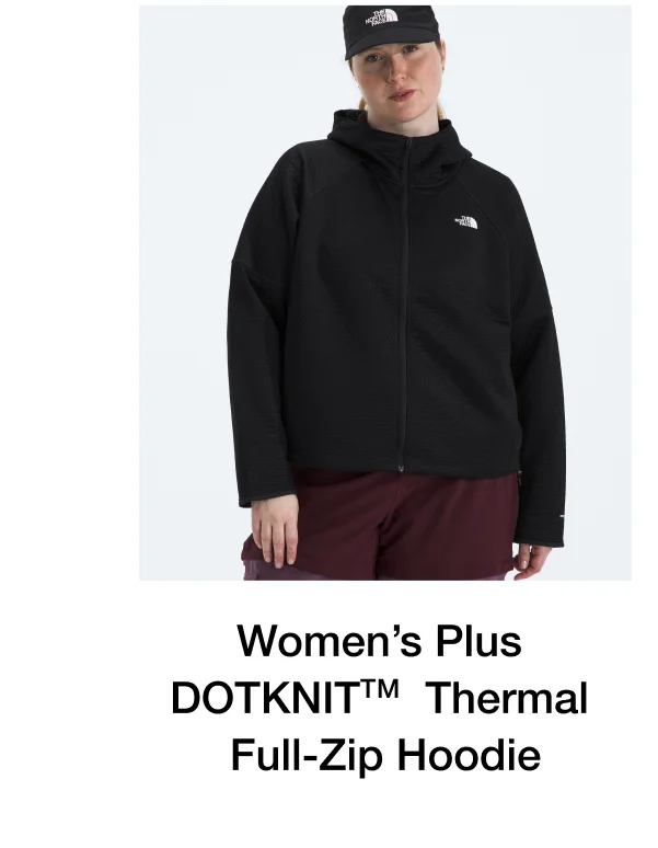 Women's Plus DOTKNIT™ Thermal Full-Zip Hoodie