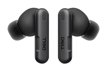 A pair of Dell Pro Plus ANC Earbuds.