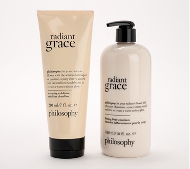 philosophy grace fragranced smoothing body care 2pc set