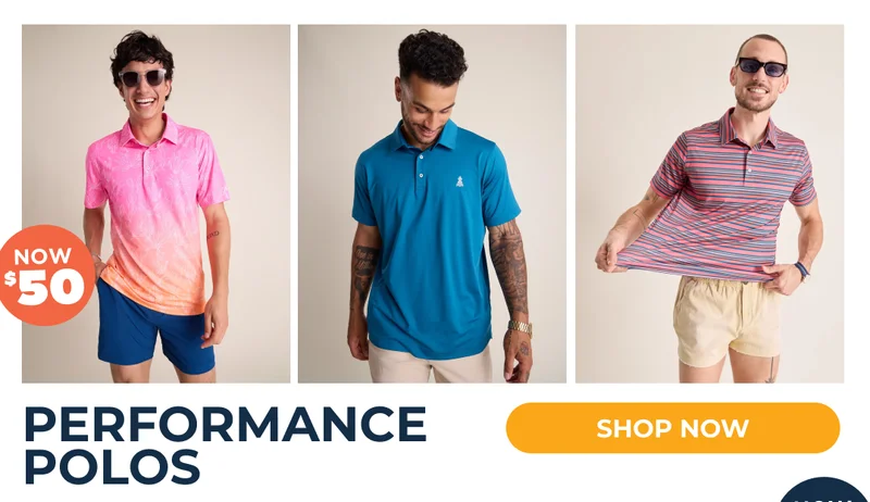SHOP PERFORMANCE POLOS