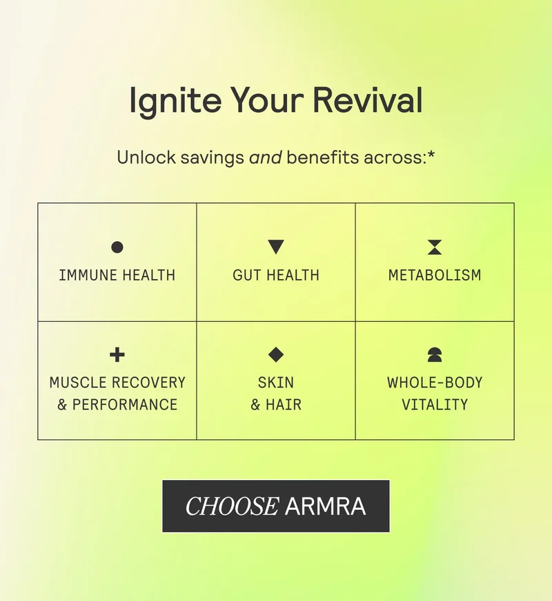 Ignite Your Revival. Choose ARMRA.