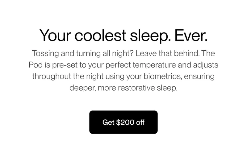 Your coolest sleep. Ever