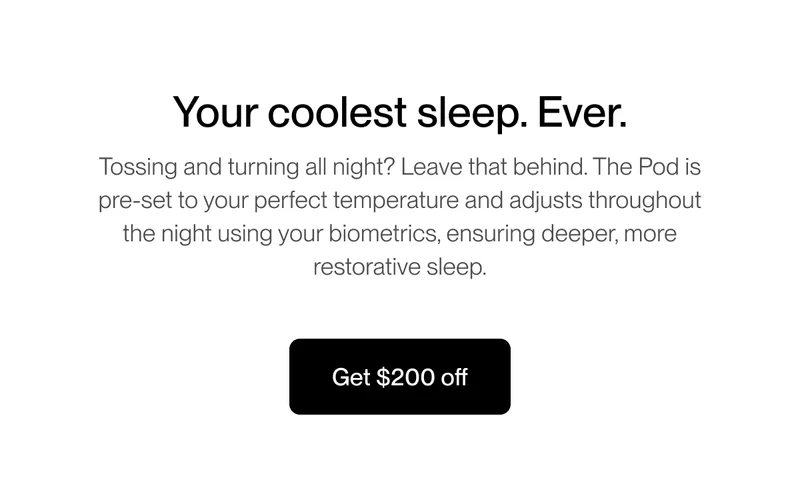 Your coolest sleep. Ever