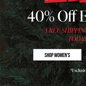 40% off Everything Shop Women's