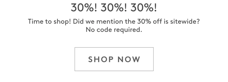 Get 30% Off Sitewide