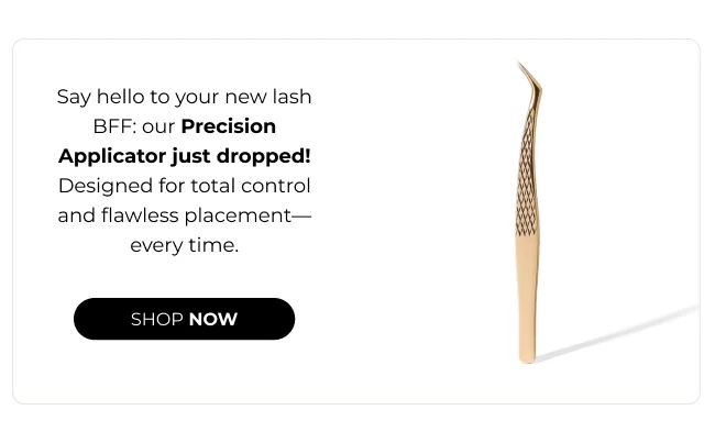 Say hello to your new lash BFF: our Precision Applicator just dropped! Designed for total control and flawless placement—every time.
