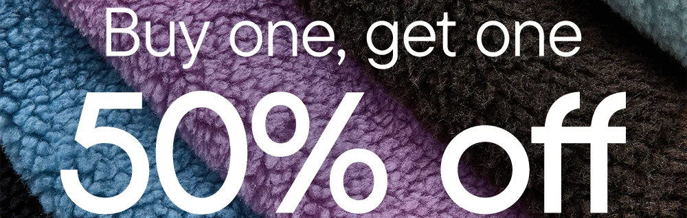 Buy one, get one 50% off