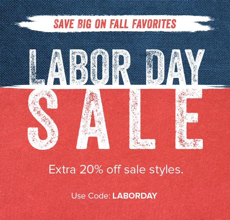 LABOR DAY SALE. USE CODE: LABORDAY