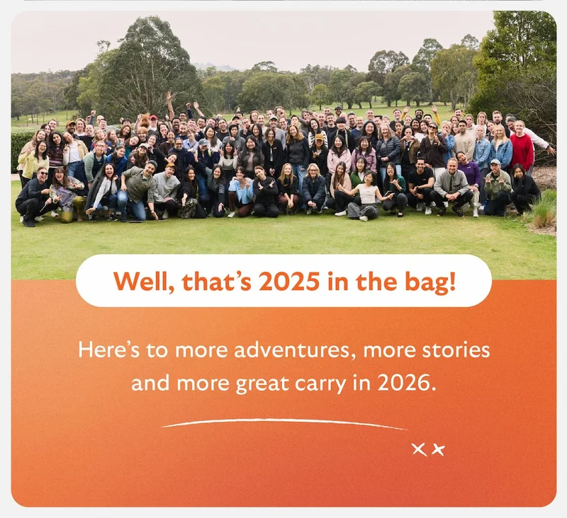 WELL, THAT’S 2025 IN THE BAG!  Here’s to more adventures, more stories  and more great carry in 2026.