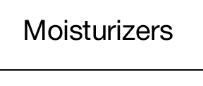 Moisturizers