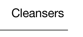 Cleansers