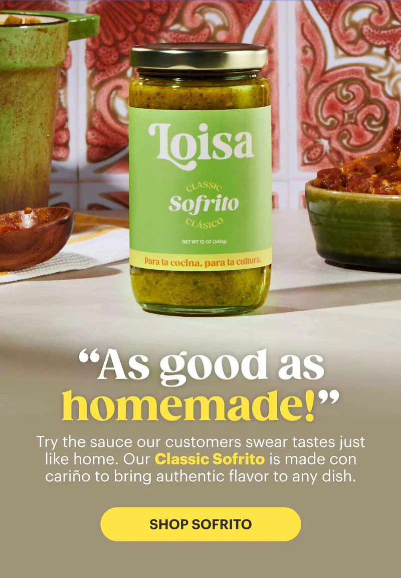 “As good as homemade!”  SHOP SOFRITO