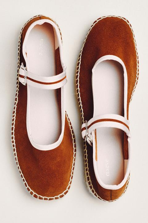 Maeve Mary Jane Espadrille Flats
